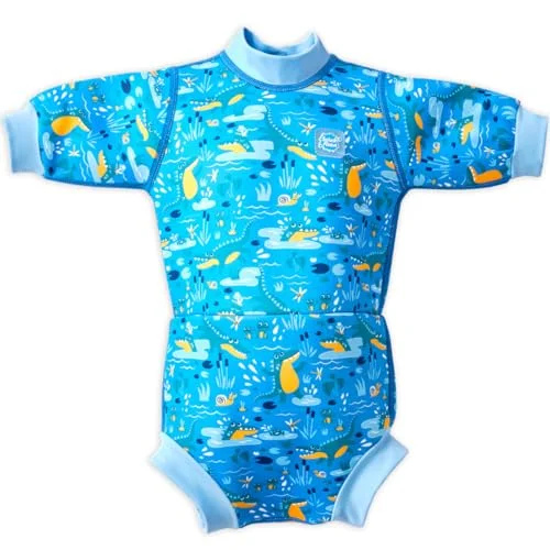 Splash About Happy Nappy™ Våtdräkt med simblöja, Crocodile Swamp 6 14 månader 5060635576702