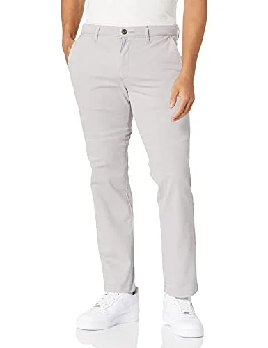 Amazon Essentials mäns Slim Fit Casual Stretch Chino byxa, ljusgrå, 30 B x 28 L 191770603833