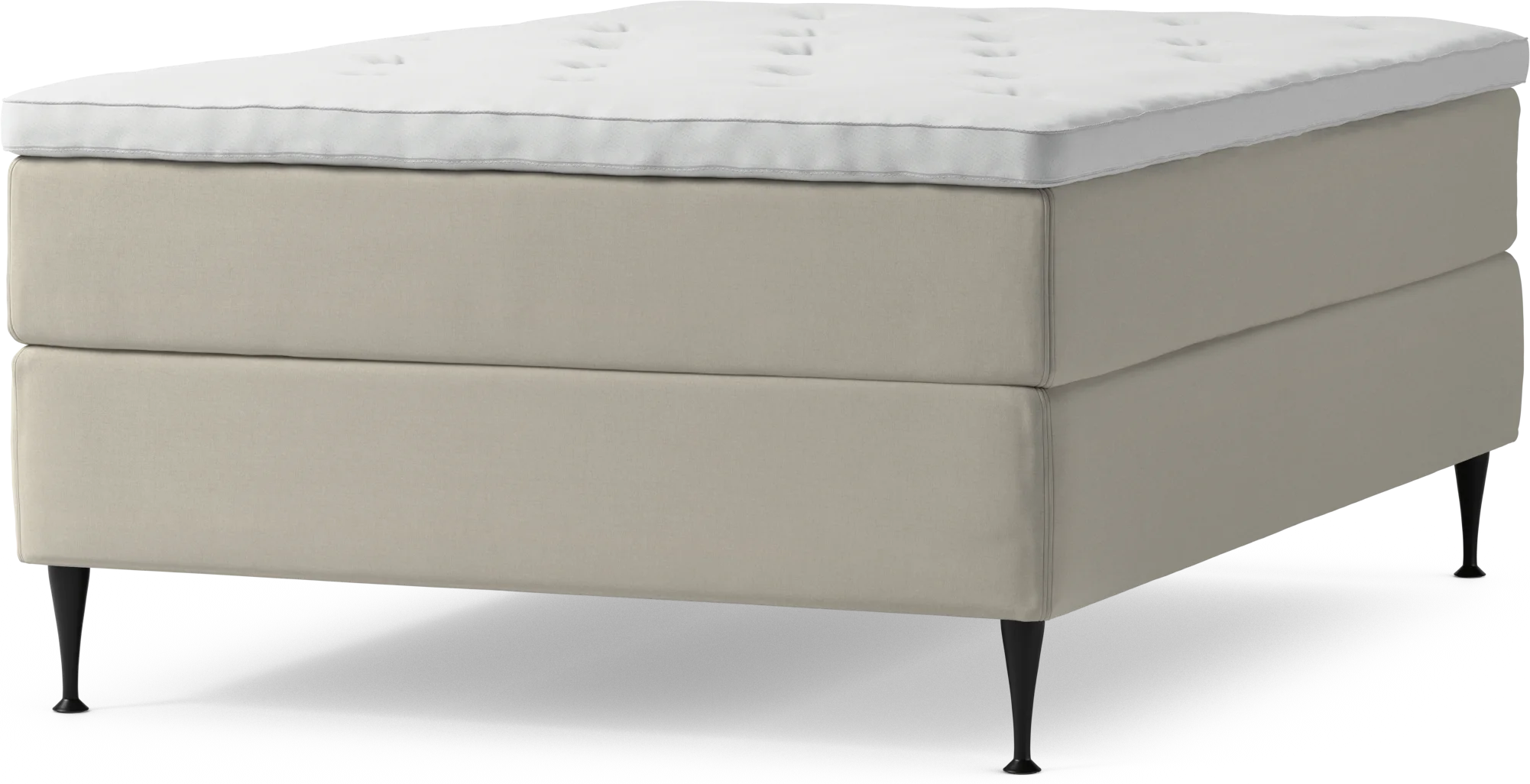 Delux Dream Kontinentalsäng, enkelsäng 140 cm med bäddmadrass och sängben dL5vo