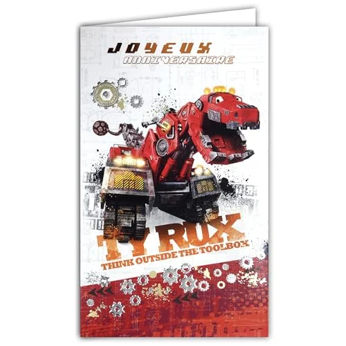 17 6016 Grattis på födelsedagen DINOTRUX DreamWorks Animation licens med inre sedelhållare och vitt kuvert byggsats Tyrannosaurus dinosaurie spade Trex Chameleon 3700676660115 17 6016 Grattis på födelsedagen DINOTRUX DreamWorks Animation licens med inre sedelhållare och vitt kuvert byggsats Tyrannosaurus dinosaurie spade Trex Chameleon 3700676660115