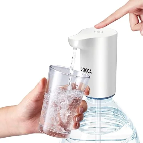 JOCCA Vattendispenser för fästingar/Uppladdningsbar/Vattenpump/Vattendistributör/Automatisk/Karaff, Flaskor/USB laddning/Varaktighet mer än 35 dagar, 6 fästingar/Lätt 8435253565815