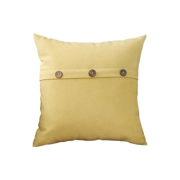 1 st dekorativt kuddfodral 45x45cm för hem vardagsrum sovrum soffa stol (gul) EN053761Z