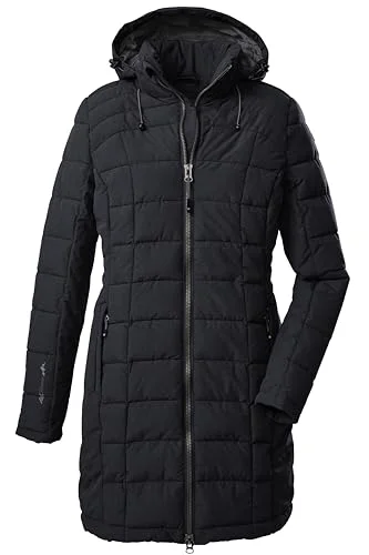 Killtec Dam Skane Wmn Quilted Prk Parka i dunlook med avtagbar huva 4061393554569