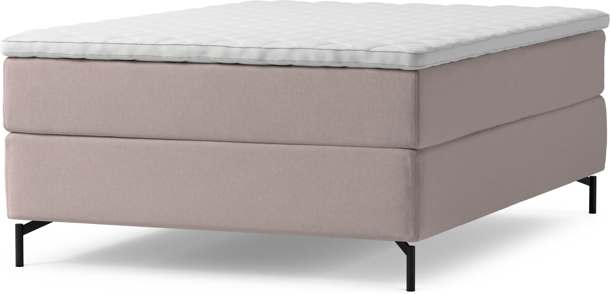 Delux Dream Kontinentalsäng, enkelsäng 140 cm med bäddmadrass och sängben zw6KS