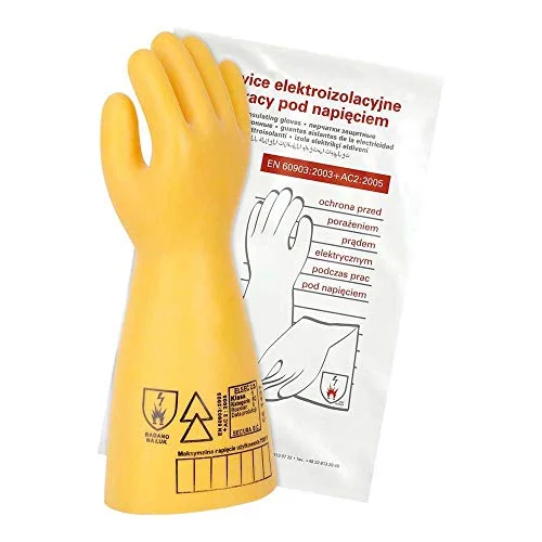 Secura RELSEC 2 5_11 elektriska isolerande handskar, gul, 11 storlek 5907553322236