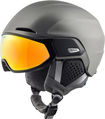ALPINA Unisex Vuxna, ORO QV MIPS Skidhjälm, gunmetal matt, 59 63 cm 4003692313621