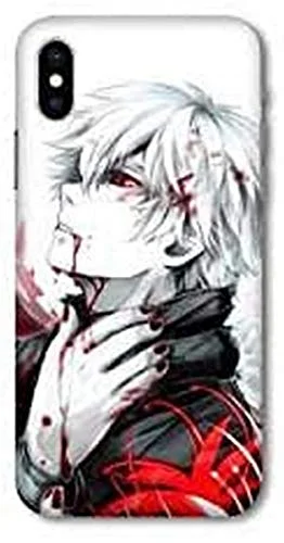 Fodral för Wiko Y80 Manga Kaneki vit 3614842703660