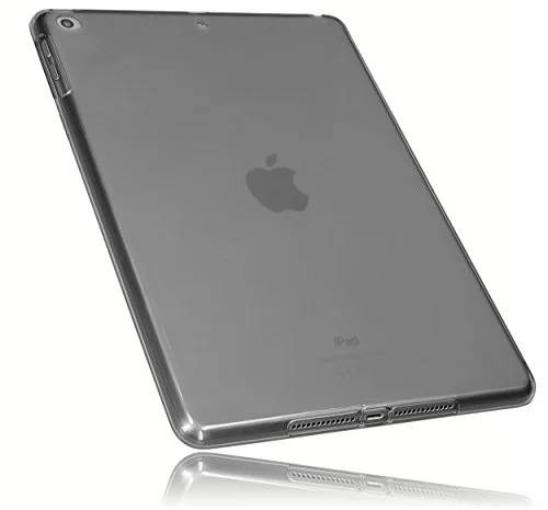 mumbi Fodral kompatibelt med iPad 2017 mobiltelefonfodral skyddsfodral, transparent svart 4251077293710