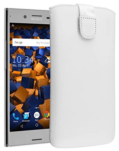Mumbi läder telefonfodral till Sony Xperia White XZ Premium 4251077276386