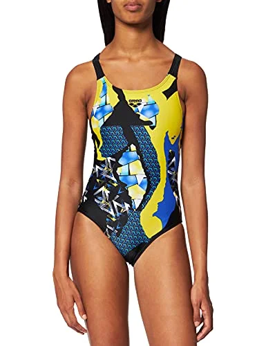 Sand W Swim Pro Back One Piece Baddräkt Sport Kvinnor Målningar, Kvinnor, 002259, Svart, 38 3468336252420