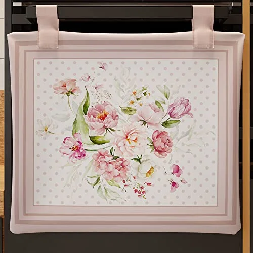 PETTI Artigiani Italiani Ugnsskydd, ugnsskydd för kök, modernt digitalt tryck shabby dot puder, 100% tillverkad i Italien 8053687766105