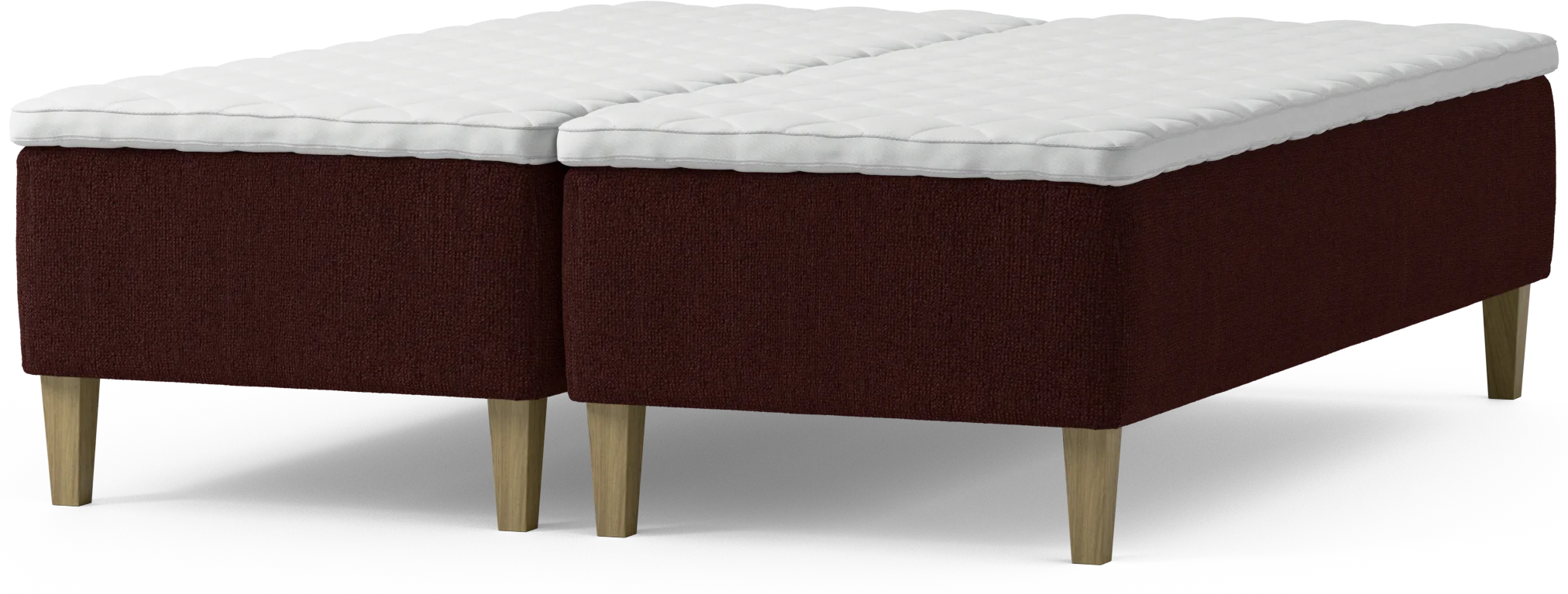 Delux Dream Ramsäng, dubbelsäng med bäddmadrass och sängben 3c98J