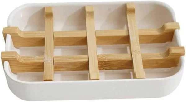 1-pack tvålkoppar, självdränerande tvålkopp i bambu, avtagbar duschbricka, för badrum, kök, badkar, diskho, håller tvålen torr (FMY) MOKF-264210046 1-pack tvålkoppar, självdränerande tvålkopp i bambu, avtagbar duschbricka, för badrum, kök, badkar, diskho, håller tvålen torr (FMY) MOKF-264210046