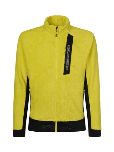 Rock Experience REMC02891 C514 Blizzard Tech Mock Neck Man Fleece Män Långärmad Tröja 1809 Sulphur Spring+0208 Caviar S 8057734802112