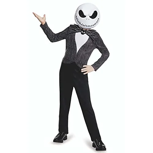 Förklädnad 141379K EU 6 Jack Skellington Classic (Eu) utklädningsdräkt, pojkar, multi 192995051522