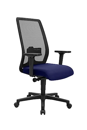 TOPSTAR EUROSTAR 200 kontorssnurrstol, plast, blå/svart, standard 4014296882994