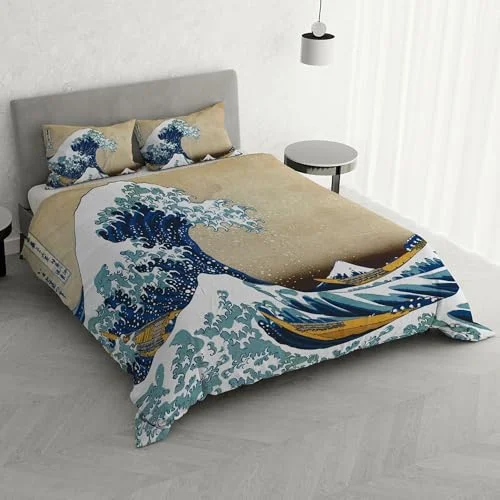 Italian Bed Linen Påslakan ARTE Full täckning Digitalt Tryck, AR104, Dubbel 8058575147431