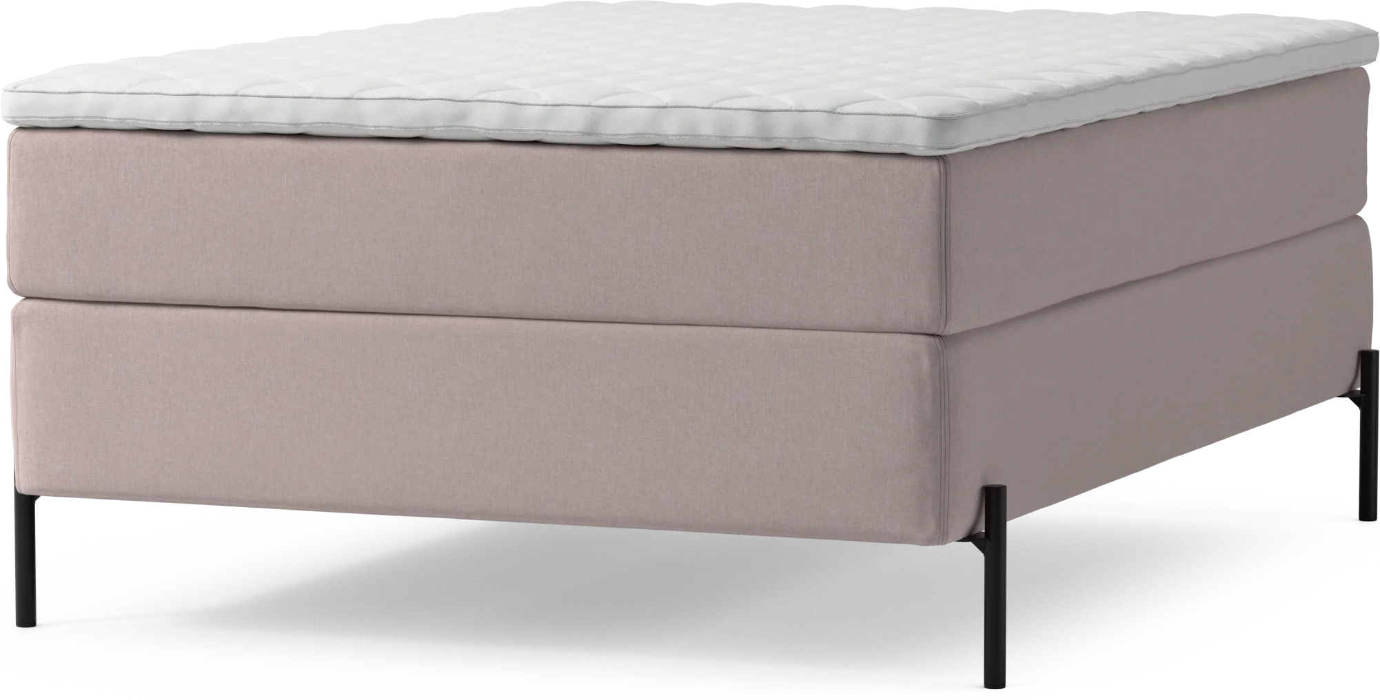 Delux Dream Kontinentalsäng, enkelsäng 140 cm med bäddmadrass och sängben MyZlh