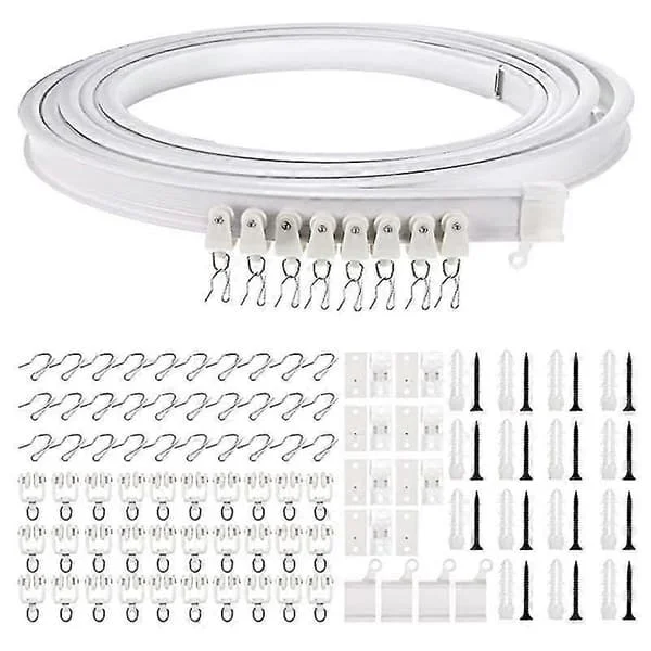 1-5 Meter Böjbar Takskena för Gardiner, Flexibel Takskena 1m X013-004194 1-5 Meter Böjbar Takskena för Gardiner, Flexibel Takskena 1m X013-004194