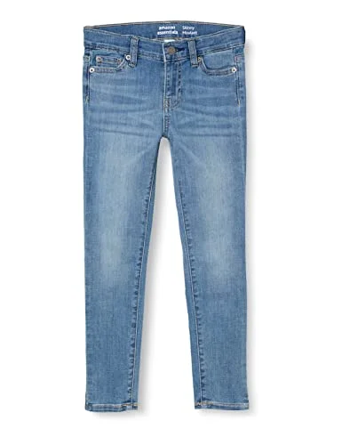 Amazon Essentials Utomhus flickor Skinny Fit Stretch Jeans, Tvättad Blå, Storlek 6 191770585771