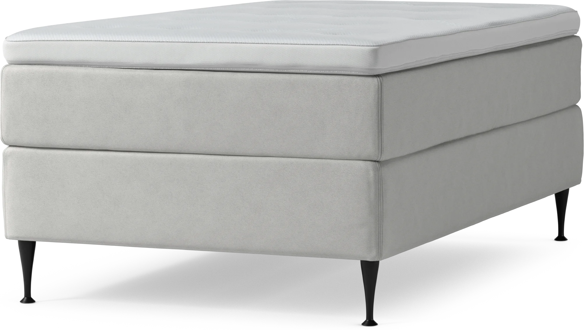 Delux Dream Kontinentalsäng, enkelsäng 120 cm med bäddmadrass och sängben vRz91