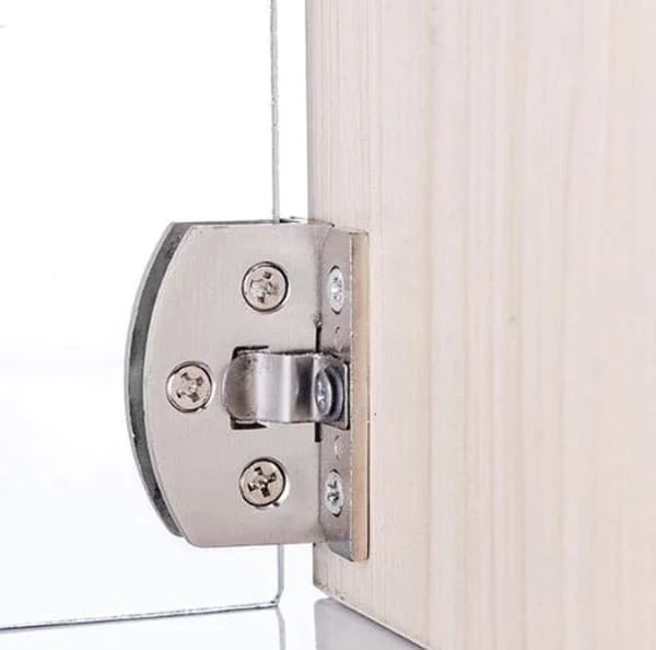 1 par glasdörrgångjärn Vitrinskåp Vinskåp Klämdörrgångjärn Re LXX-1044625