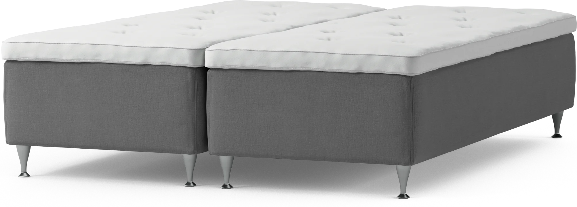Delux Dream Ramsäng, dubbelsäng med bäddmadrass och sängben uK0AM