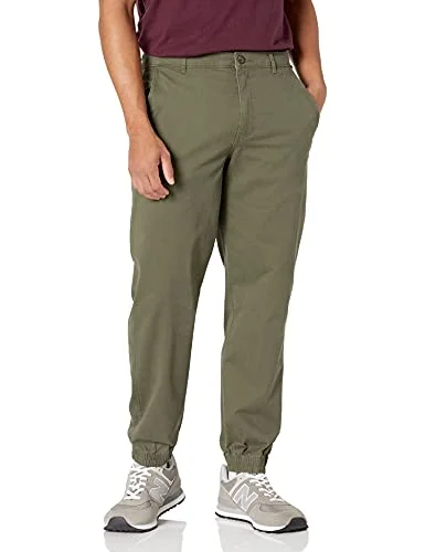 Amazon Essentials mäns joggingbyxor med rak passform, oliv, XX Large 191770925690