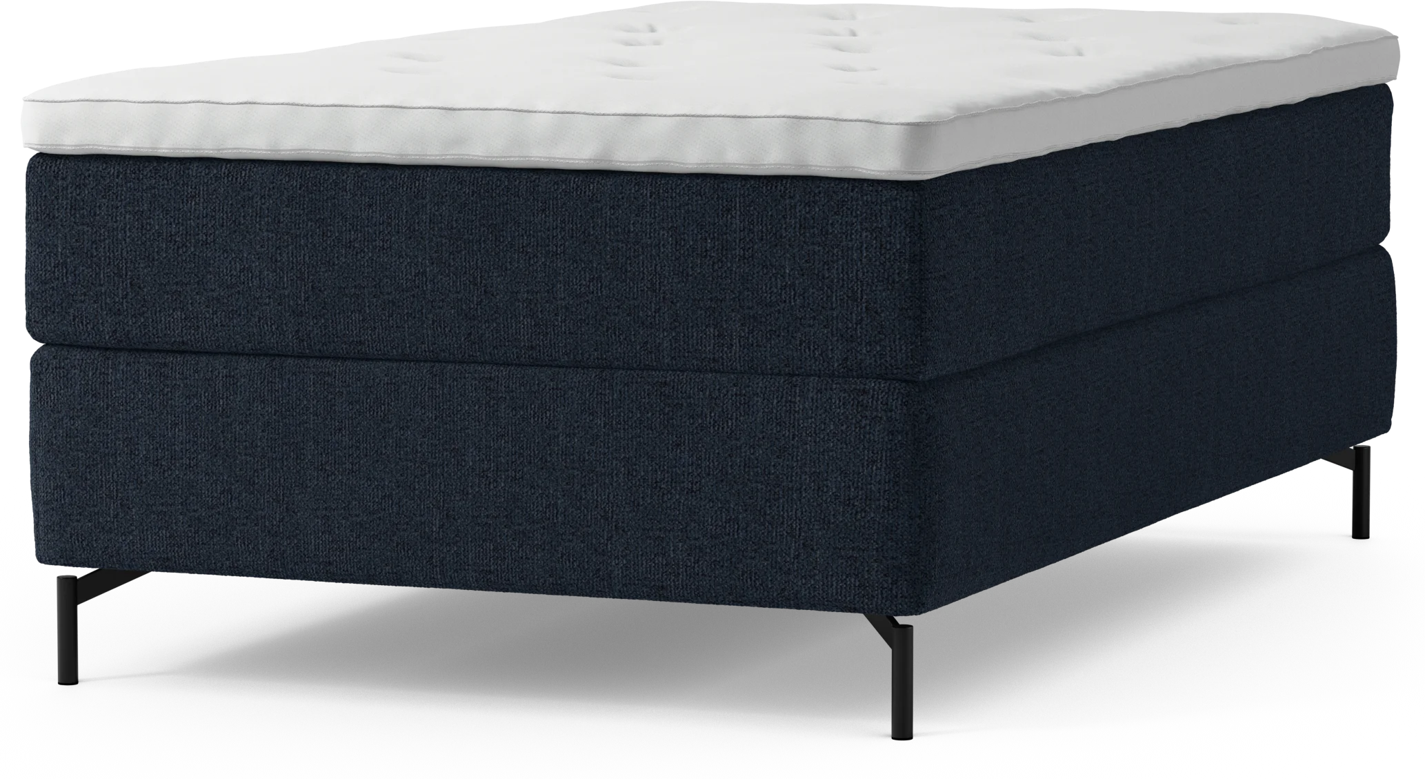 Delux Dream Kontinentalsäng, enkelsäng 120 cm med bäddmadrass och sängben A2hQ5