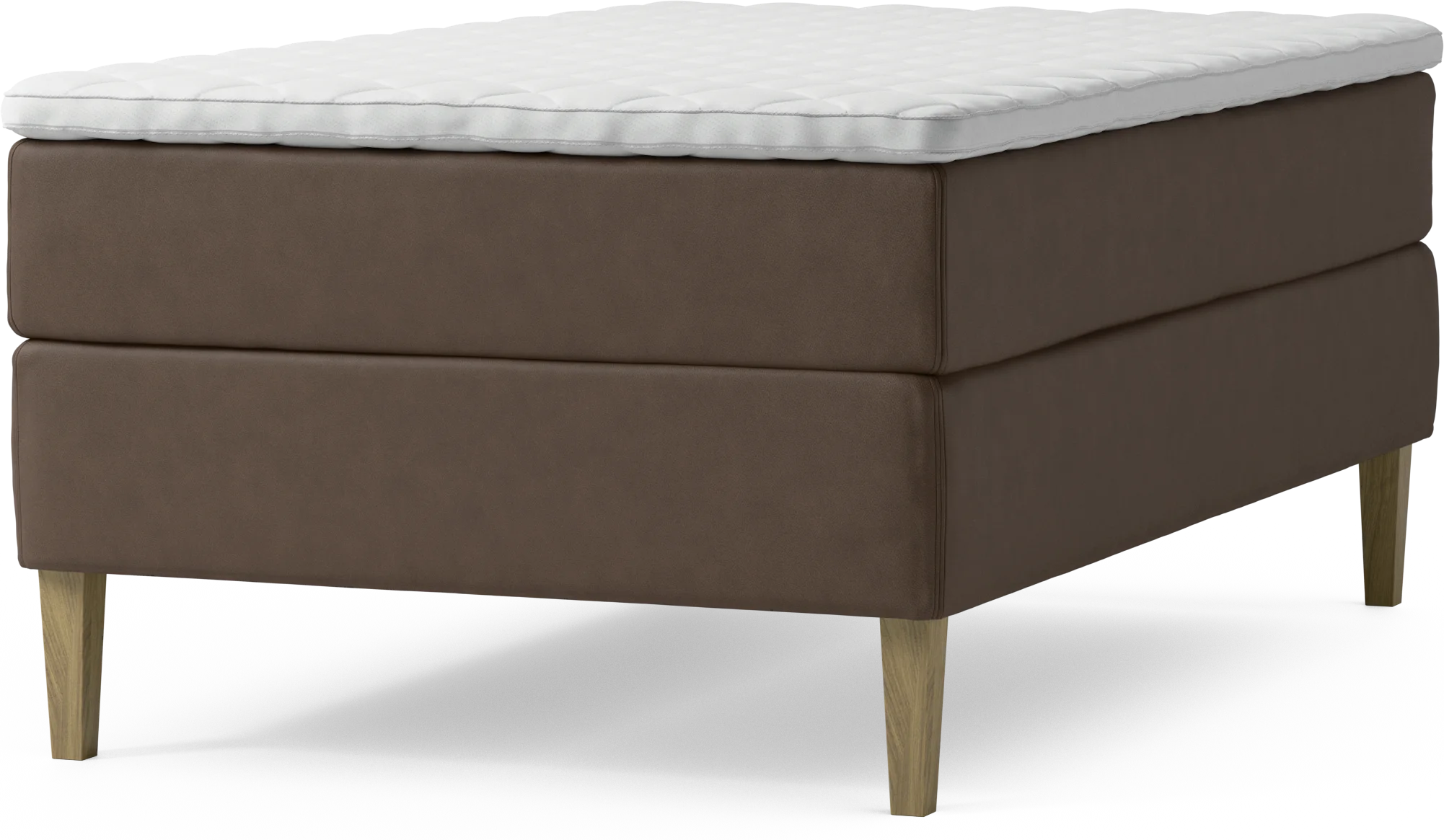 Delux Dream Kontinentalsäng, enkelsäng 120 cm med bäddmadrass och sängben vqEKR