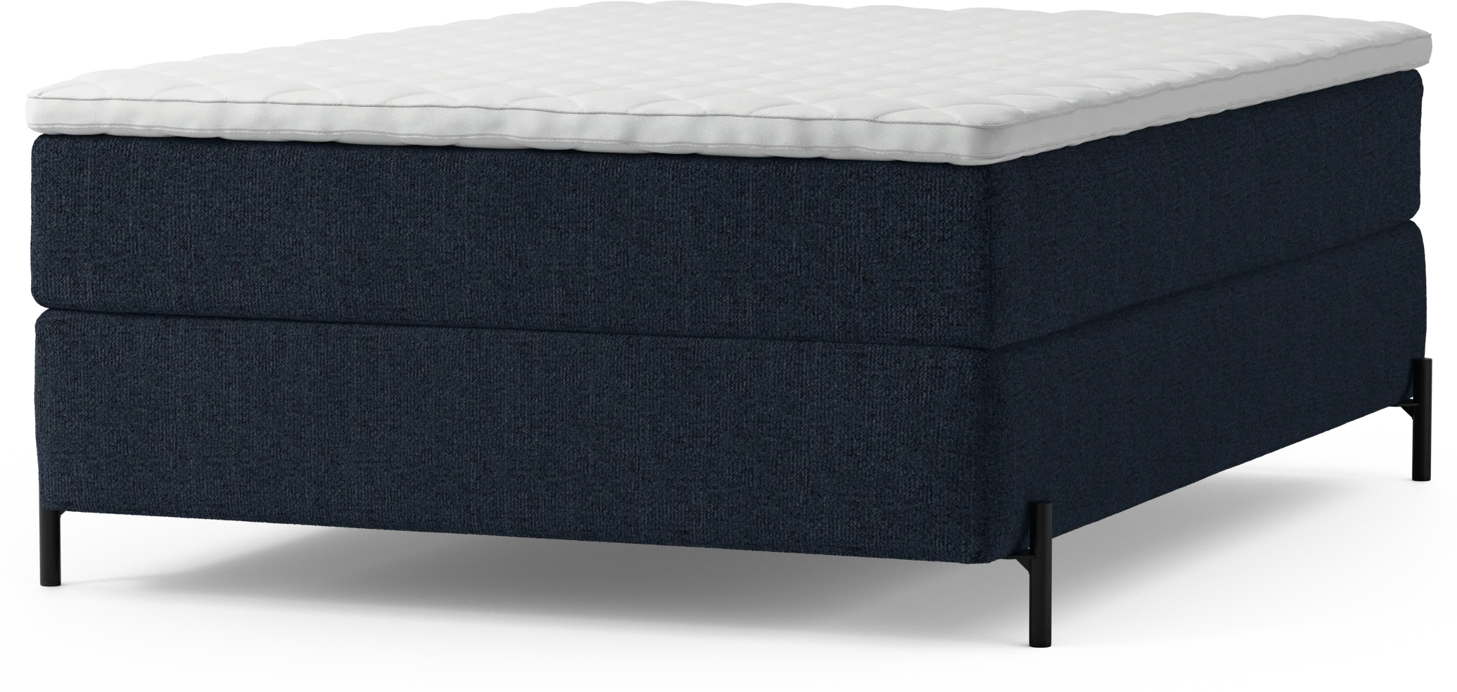 Delux Dream Kontinentalsäng, enkelsäng 140 cm med bäddmadrass och sängben 2nxy9