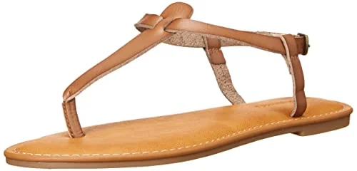 Amazon Essentials dam ledig tåstång sandaler med fotledsrem, svampbrun, 46 EU 196433166069