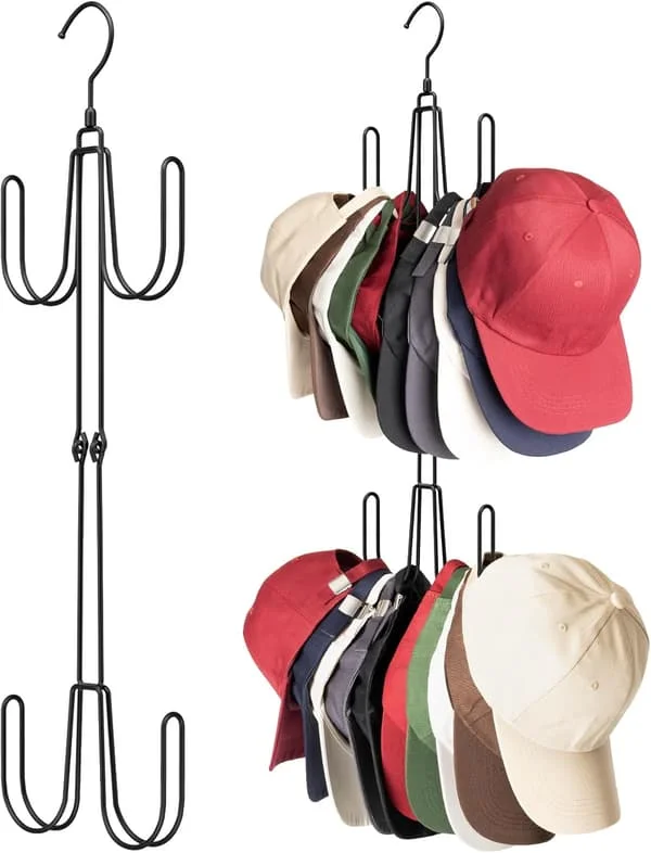 1-pack Hatt Hängare för Garderob Rostfritt Stål Hattorganisatör Hatthylla för Basebollkepsar Kepsorganisatör för Basebollkepsar FDP030035LX 1-pack Hatt Hängare för Garderob Rostfritt Stål Hattorganisatör Hatthylla för Basebollkepsar Kepsorganisatör för Basebollkepsar FDP030035LX