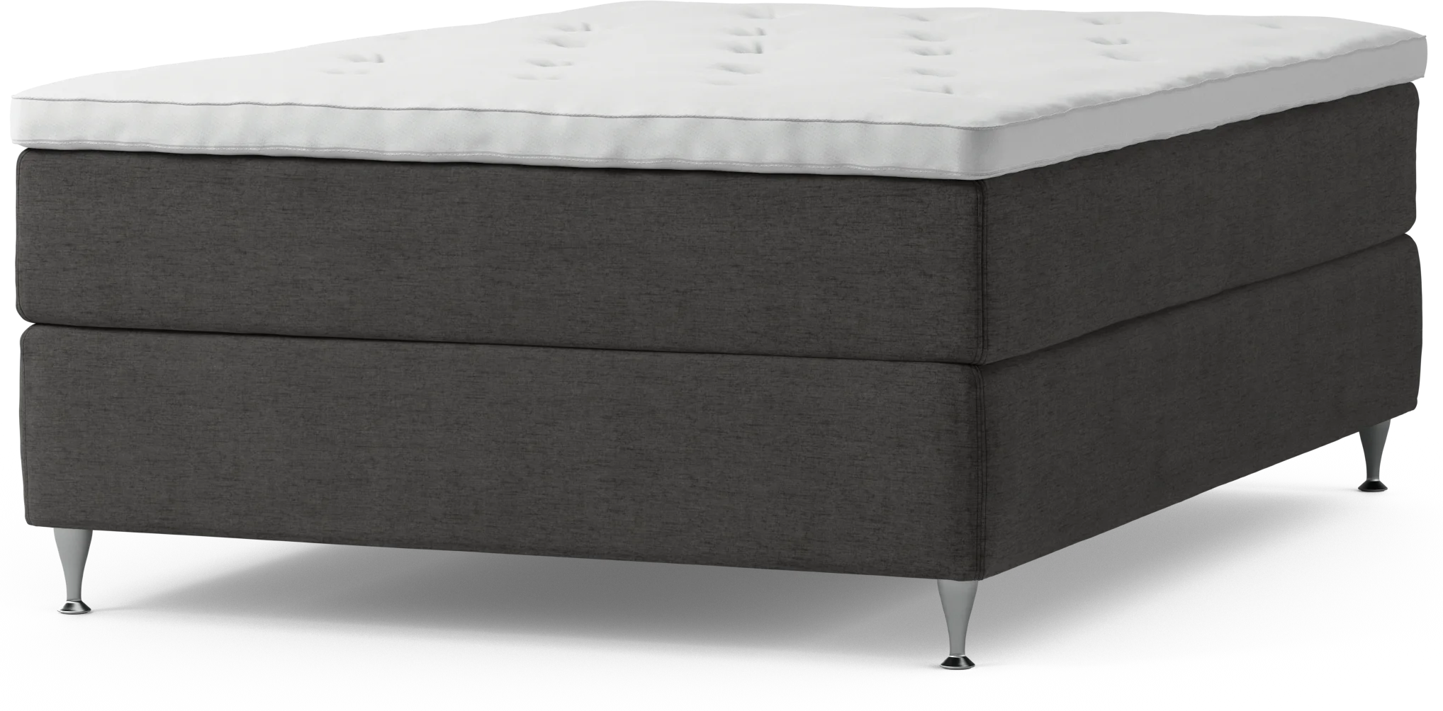 Delux Dream Kontinentalsäng, enkelsäng 140 cm med bäddmadrass och sängben h12V2