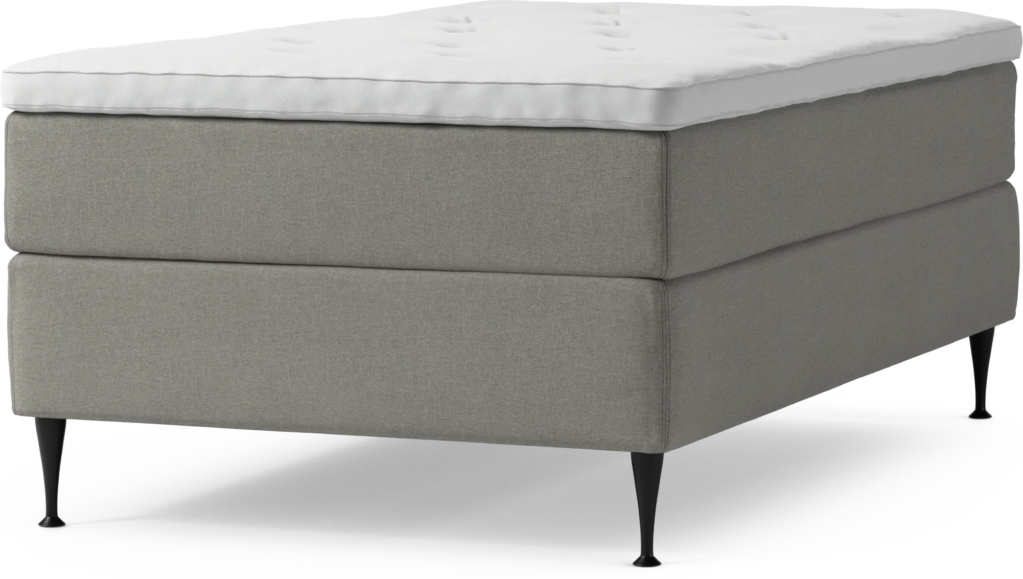 Delux Dream Kontinentalsäng, enkelsäng 120 cm med bäddmadrass och sängben D0pua