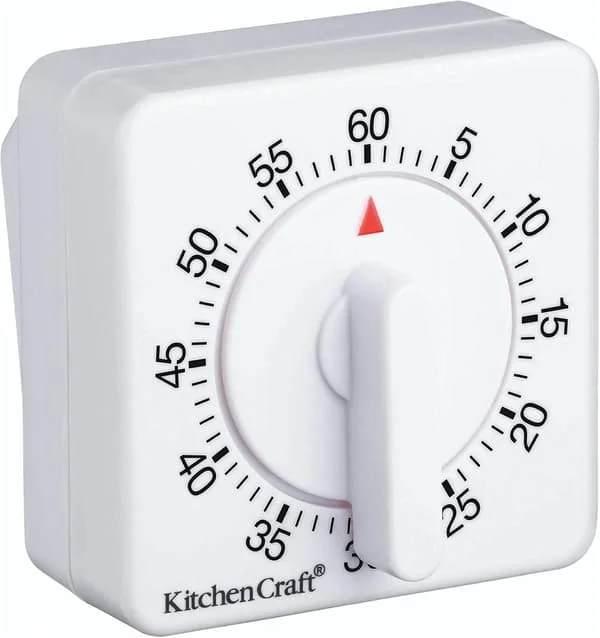 1 kökstimer, 60 minuter, vit F2-2608FQ2-21848 1 kökstimer, 60 minuter, vit F2-2608FQ2-21848