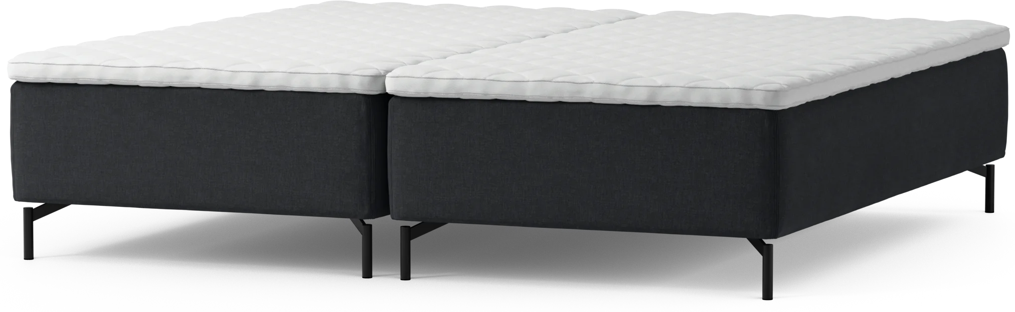 Delux Dream Ramsäng, dubbelsäng med bäddmadrass och sängben Zm53x