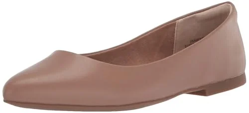 Amazon Essentials dam spetsig tå balett platt, brun, 42 EU 196433167639