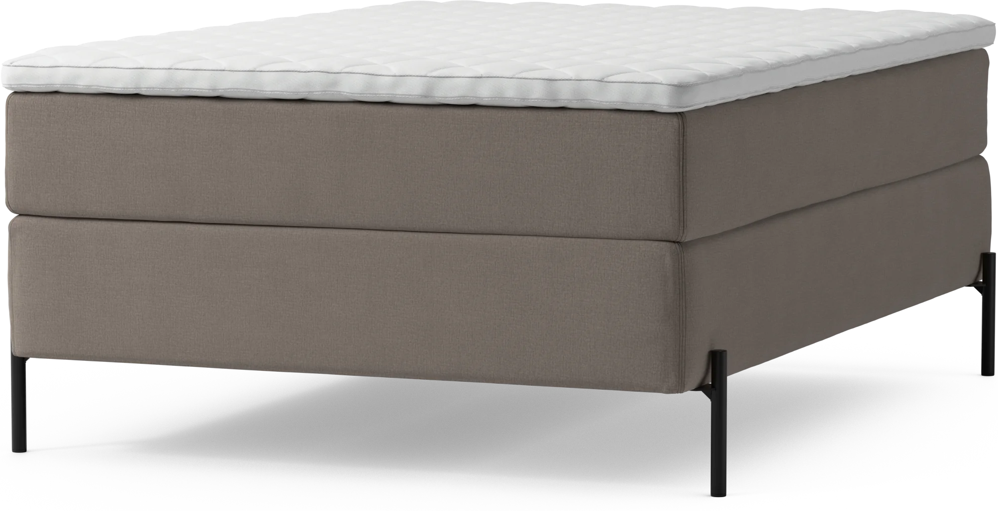 Delux Dream Kontinentalsäng, enkelsäng 140 cm med bäddmadrass och sängben hAh6G