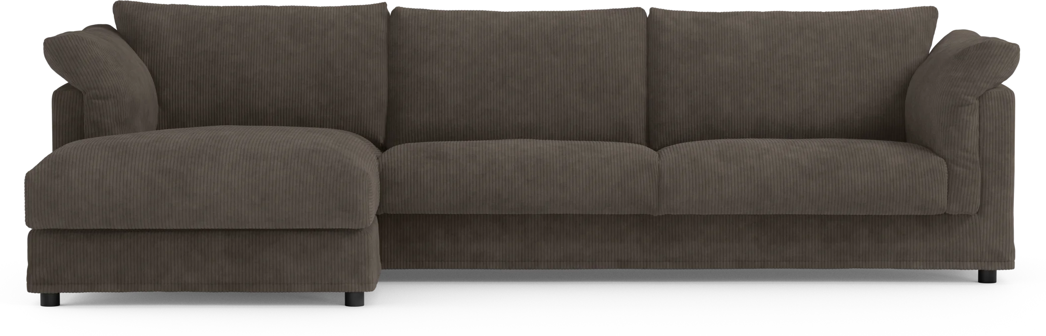 Cherrie 3-sits soffa med schäslong vänster, med kappa DEQYn