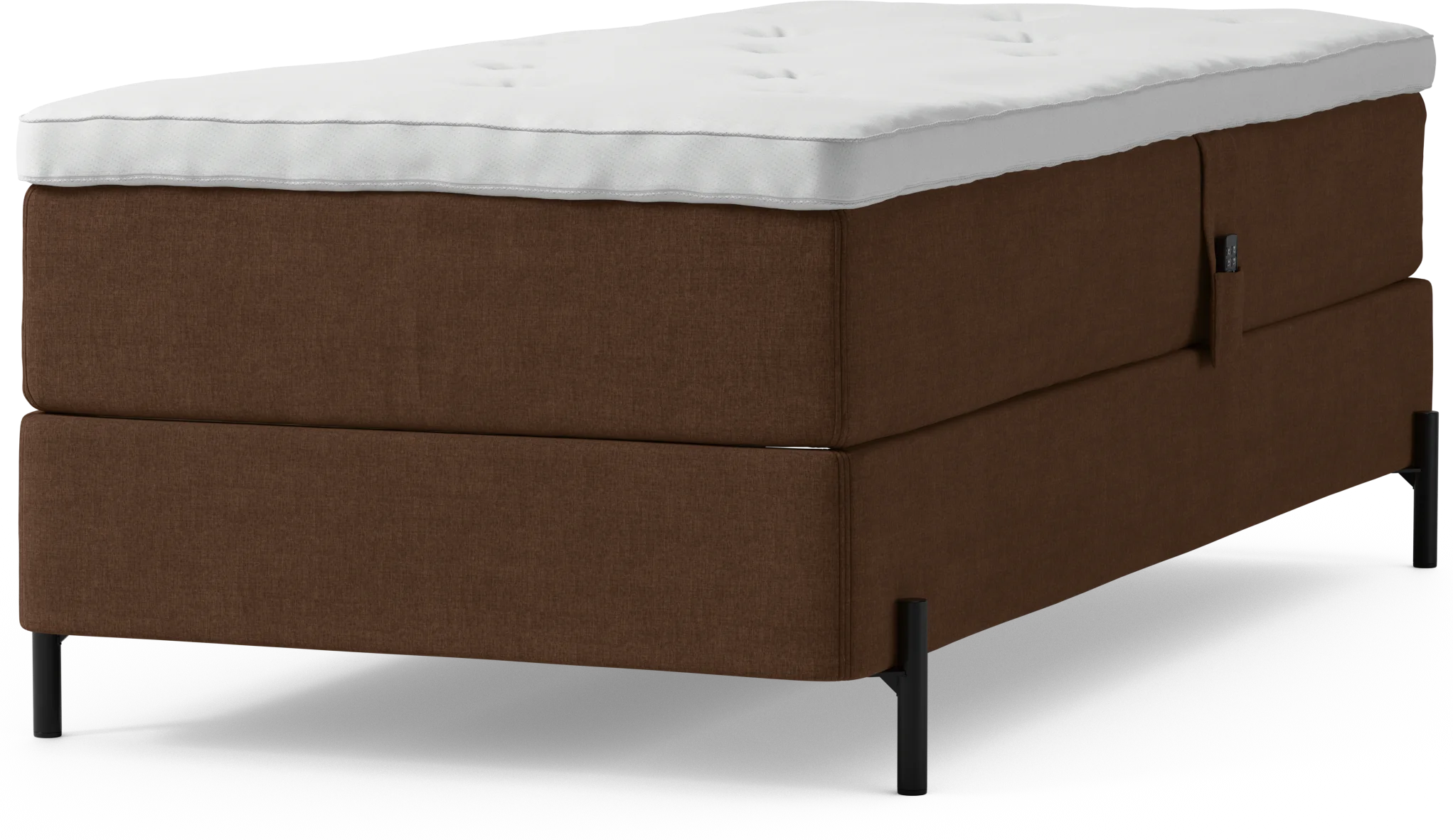 Delux Dream Ställbar säng, enkelsäng med bäddmadrass och sängben Rp7KT