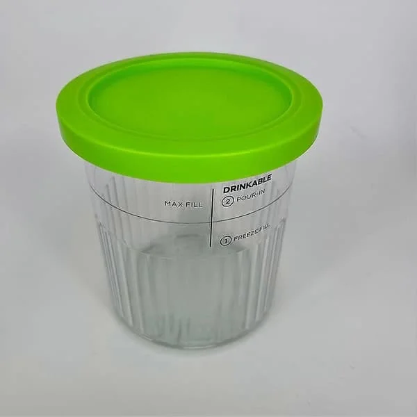 1-pack Ninja Creami Deluxe ersättningspints med lock, BPA-fria 800 ml behållare för NC501 NC500-serien, grön Green Single YG-FDLM-00856-1