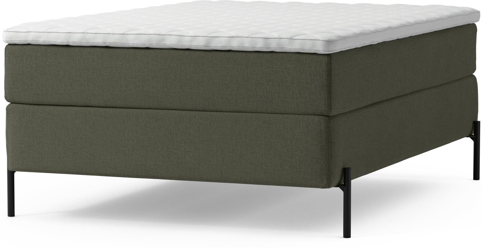Delux Dream Kontinentalsäng, enkelsäng 140 cm med bäddmadrass och sängben ucgXq