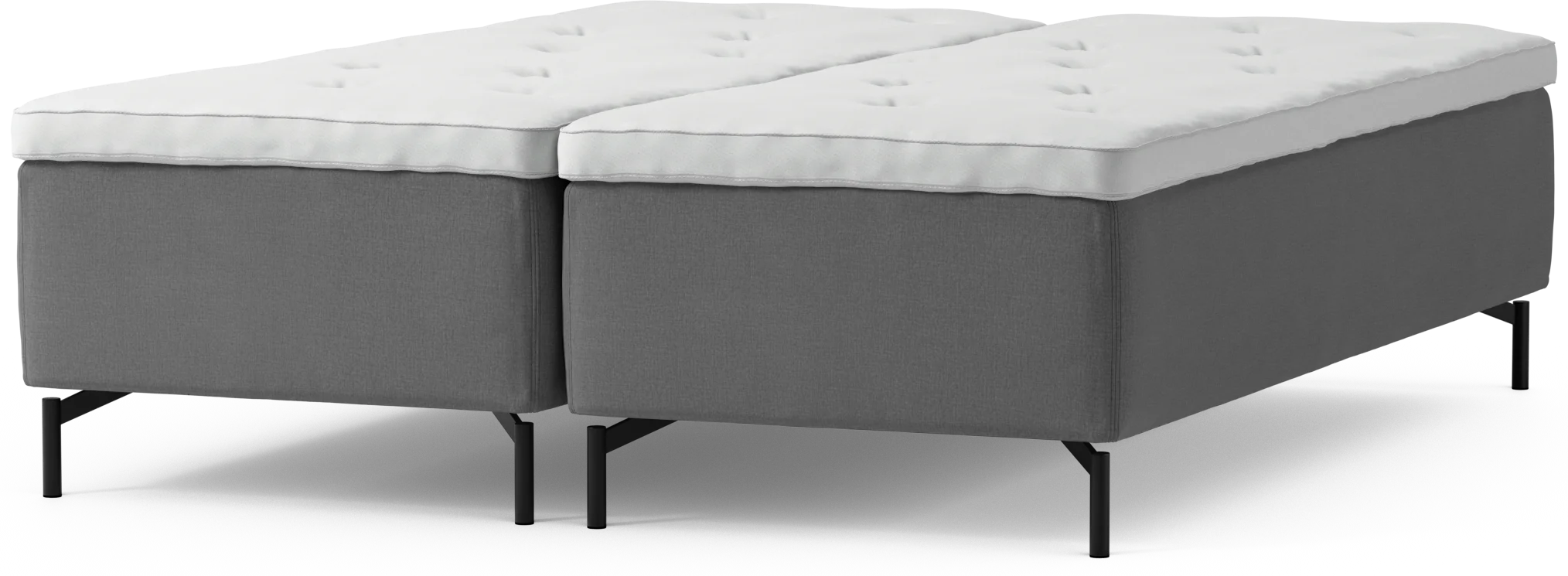 Delux Dream Ramsäng, dubbelsäng med bäddmadrass och sängben 05Cwm