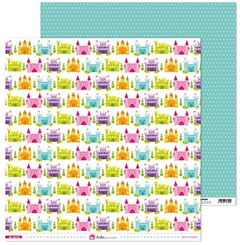 Anita y Su Mundo Kollektion av Scrapbooking, Paper, Slott, 30.5 x cm 8413623725014