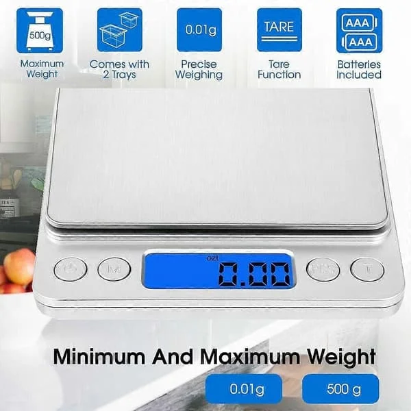 001g – 500g Köksvåg Fick Elektronisk Digital LCD Vägning Mat Juvel YCX gogo-527-2239 001g – 500g Köksvåg Fick Elektronisk Digital LCD Vägning Mat Juvel YCX gogo-527-2239