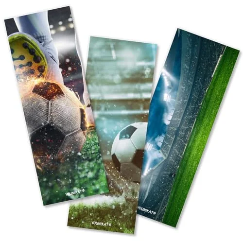 12-pack bokmärken för barn – fotbollsstadion motiv 5,2 x 14,8 cm 3 4 gånger innehållna makrofoton pojkar I dv1251 4251661424087 12-pack bokmärken för barn – fotbollsstadion motiv 5,2 x 14,8 cm 3 4 gånger innehållna makrofoton pojkar I dv1251 4251661424087