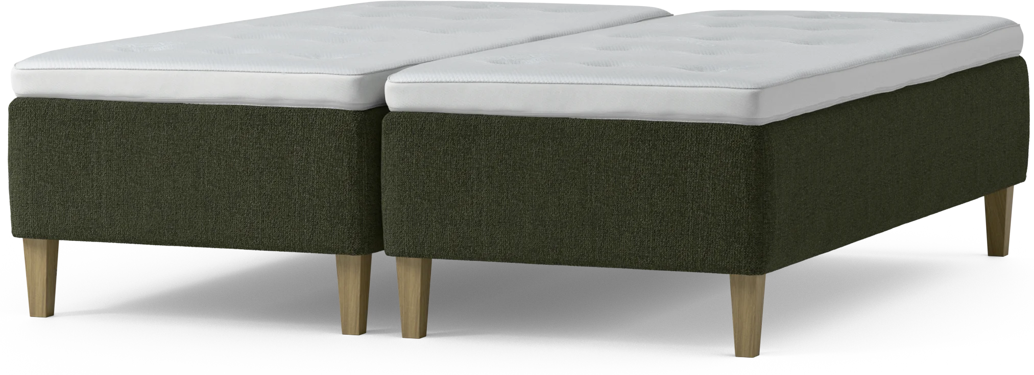 Delux Dream Ramsäng, dubbelsäng med bäddmadrass och sängben Ax191