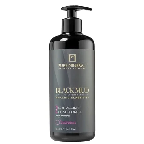 Pure Mineral Balsam med Dödahavslera för Återfuktat Hår Närande, Lugnande, Revitaliserande Utan sulfater, parabener, petrolatum 500ml 7291034755148