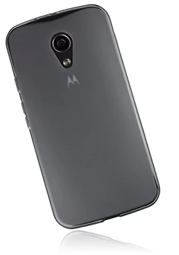 mumbi skal kompatibel med Motorola Moto G2 mobiltelefon fodral mobiltelefonskal, transparent svart 4250261488550